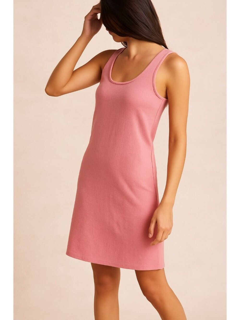 Michael Kors Wool Dress Pink Sleeveless Short Sheath Vintage Casual Party 2